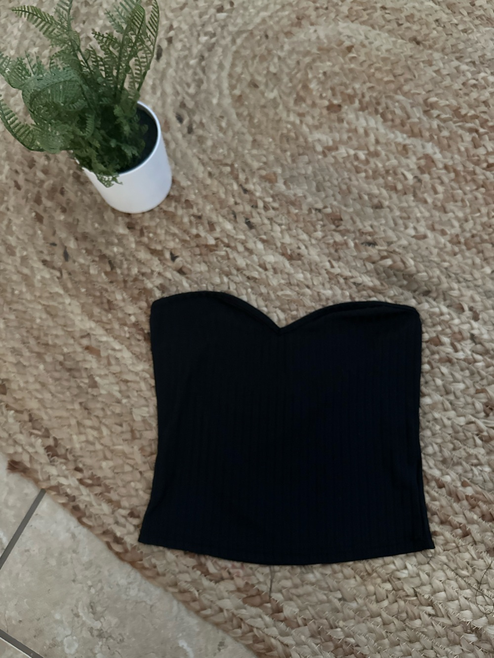 BLACK TUBE TOP